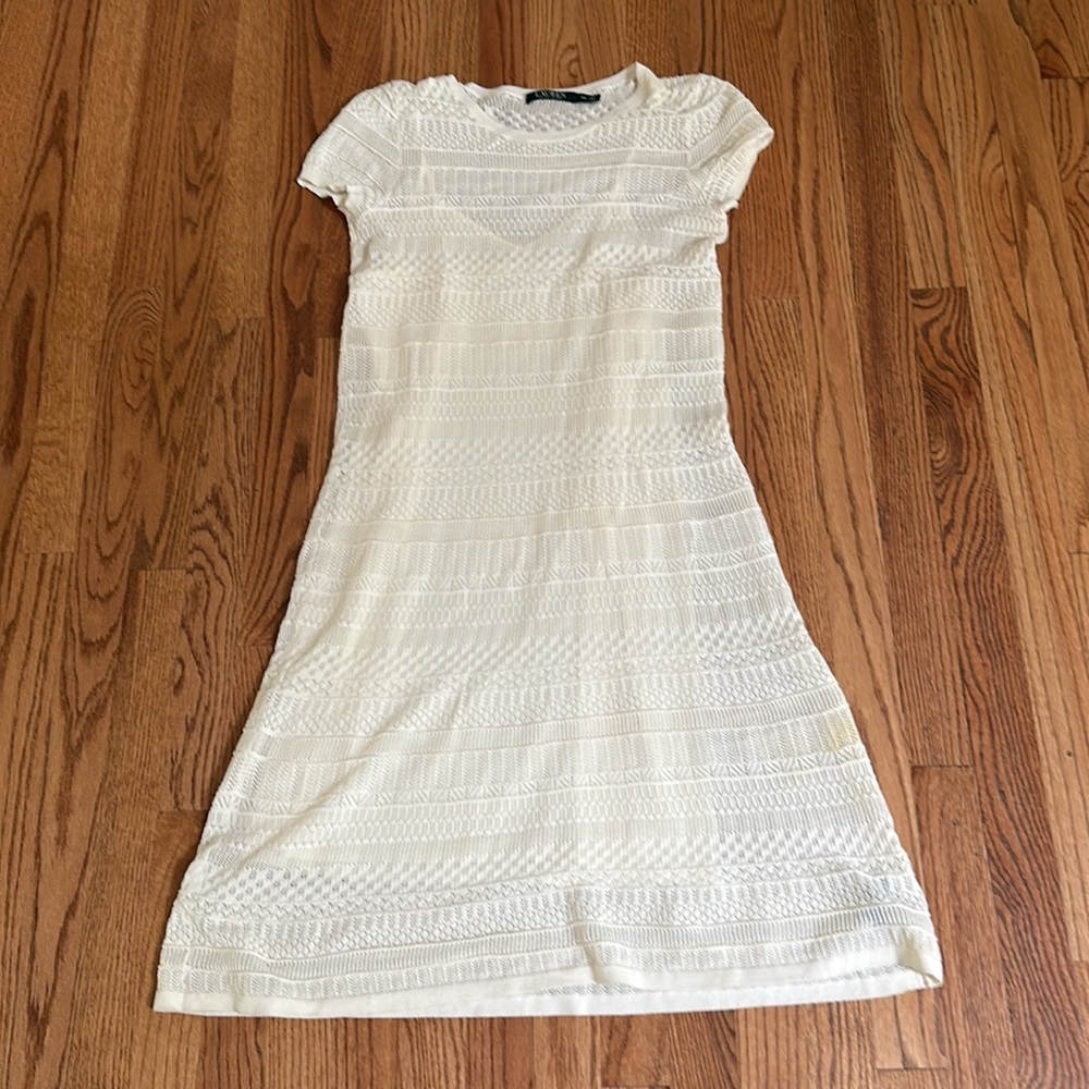 Lauren by Ralph Lauren Crocheted Dress
